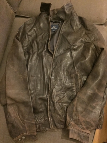 brooks brothers 346 leather jacket