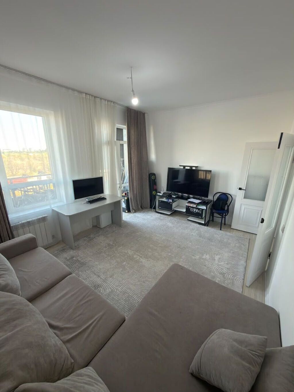 2 комнаты, 61 м², Ала-Арча ж/м Элитка, 2 этаж, Евроремонт: фото 2