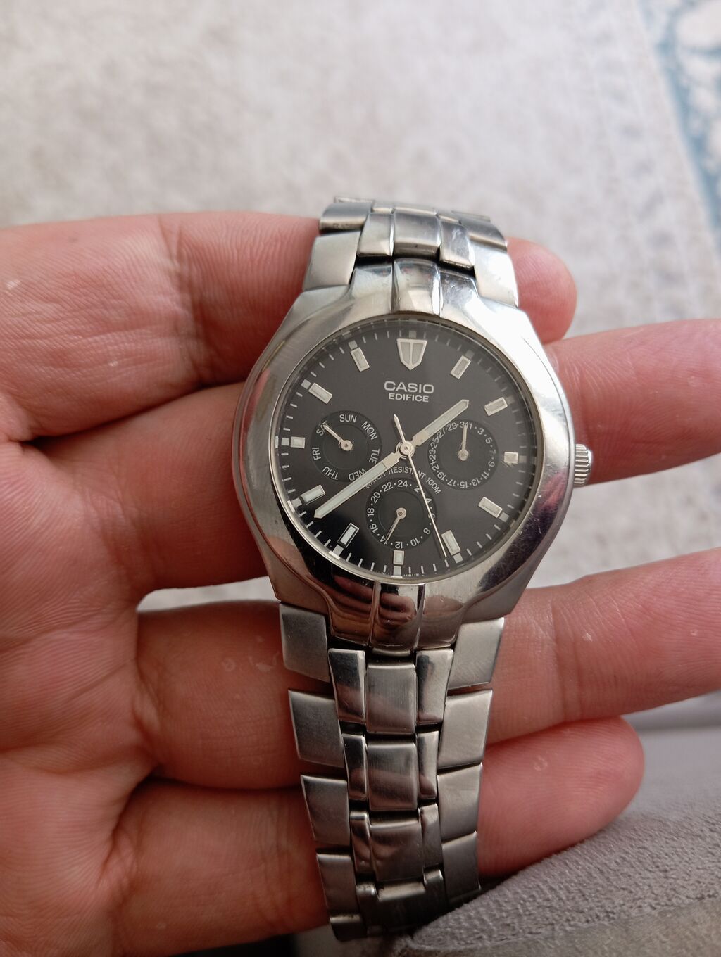 Классические часы часы, Casio, Титан, Япония, Оригинал, Мужские, Б/у: фото 1
