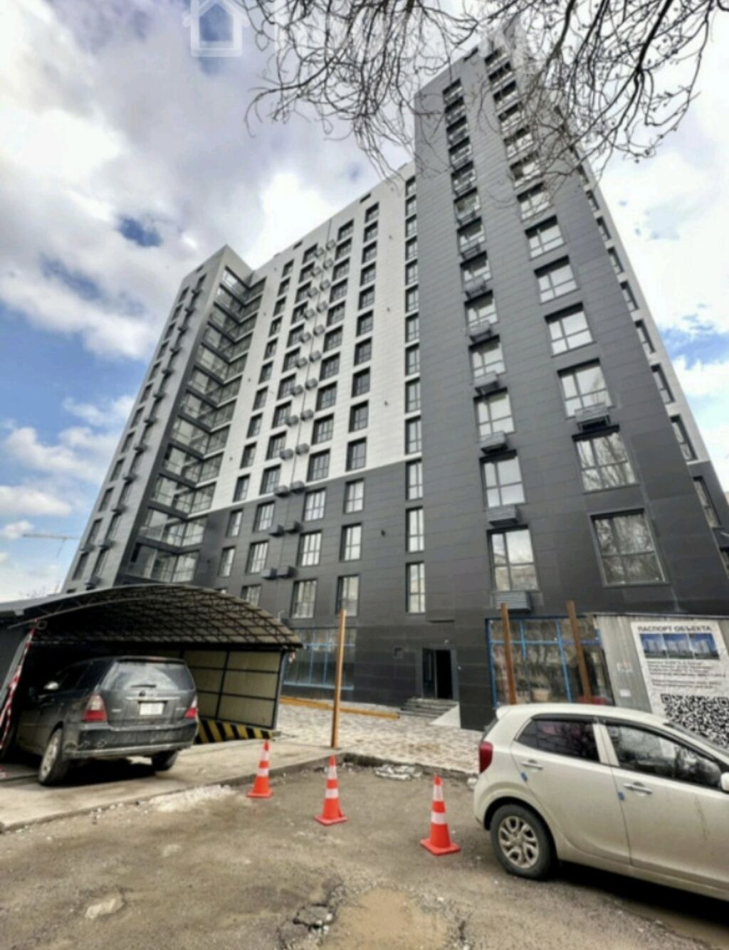 1 комната, 39 м², бульвар Эркиндик Элитка, 9 этаж, ПСО (под самоотделку): фото 1