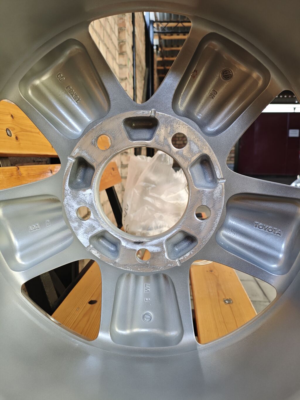 Литые Диски R 18 Toyota, Комплект, отверстий - 5, Б/у: фото 6
