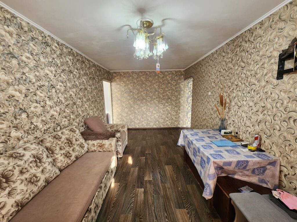 2 комнаты, 48 м², Аламедин-1 мкр 104 серия, 4 этаж, Косметический ремонт: фото 8