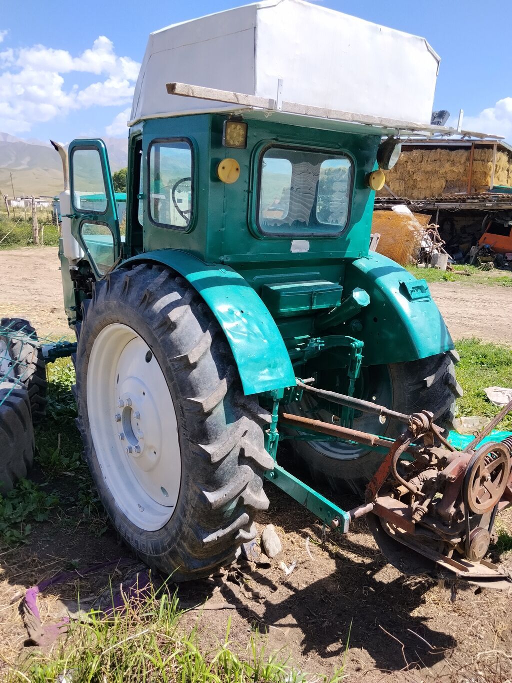 Трактор колесный с кабиной + навесная сегментная косилка Описание: -: фото 5