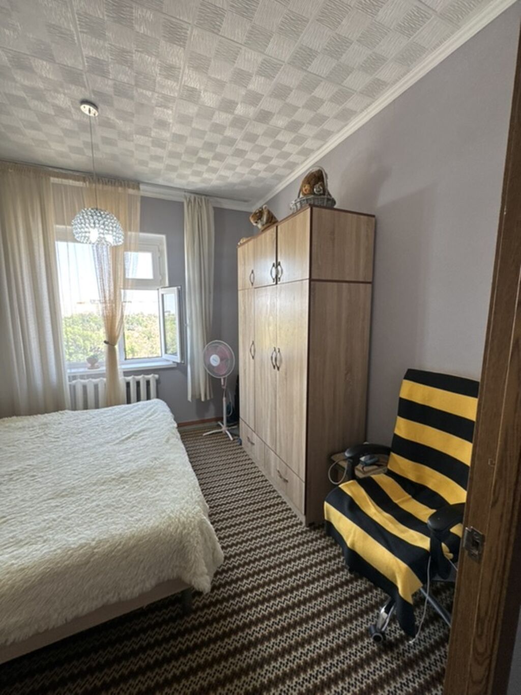 2 комнаты, 58 м², 12 мкр 106 серия, 9 этаж, Косметический ремонт: фото 5