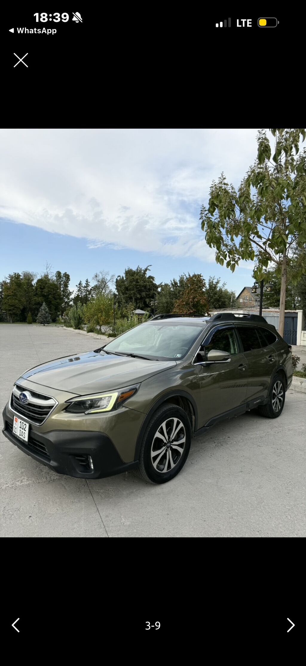 Subaru Outback: 2020 г., 2.5 л, Вариатор, Бензин, Кроссовер: фото 4