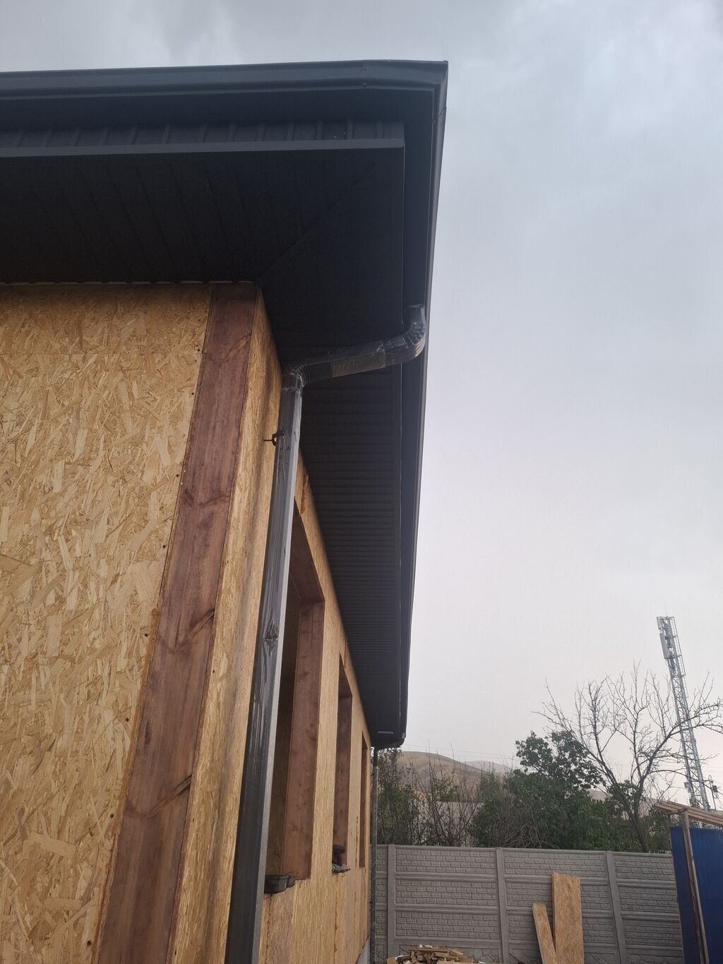 Каркасный дом из СИП/OSB-панелей, одноэтажный - Коробка дома на: фото 7