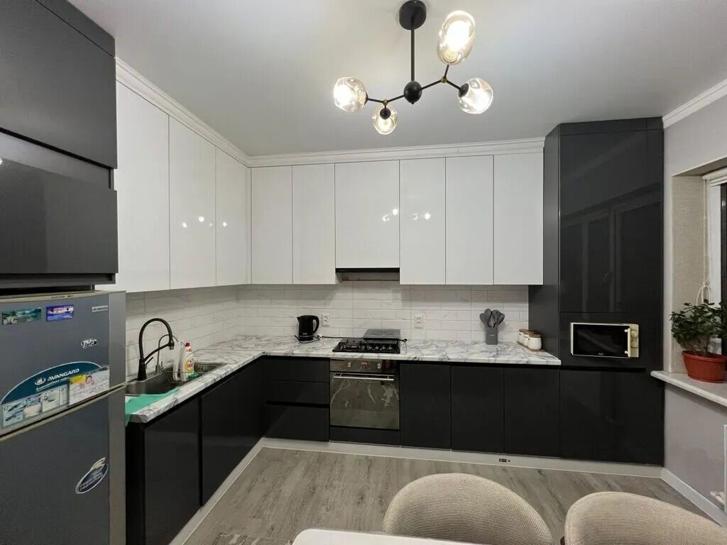 2 комнаты, 68 м², Кок-Жар ж/м 106 серия улучшенная, 9 этаж, Евроремонт: фото 1