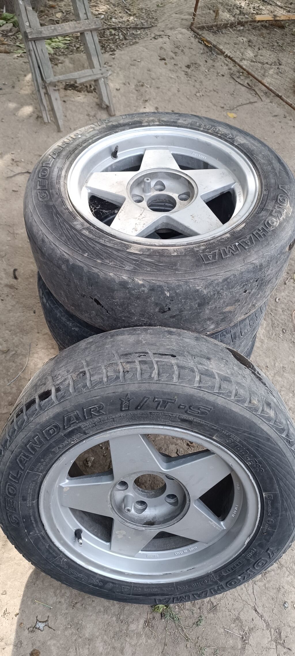 Колеса в сборе 215 / 65 / R 16, Всесезонная, Б/у, Комплект, Легковые, отверстий - 5