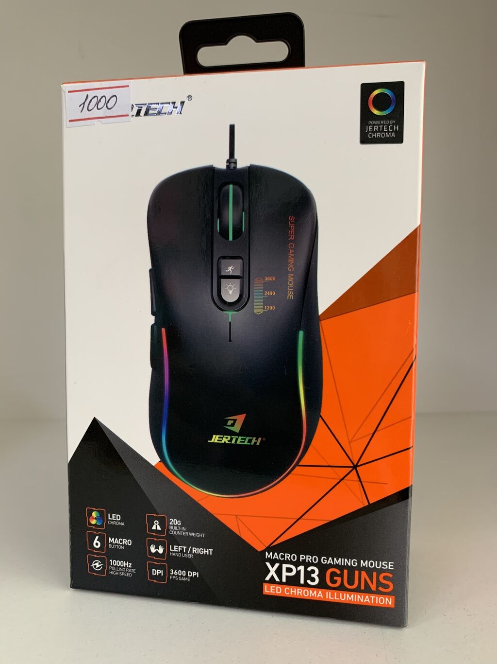 Игровые компьютерные мыши Jertech XP13 GUNS с подсветкой RGB | 1000 KGS ...