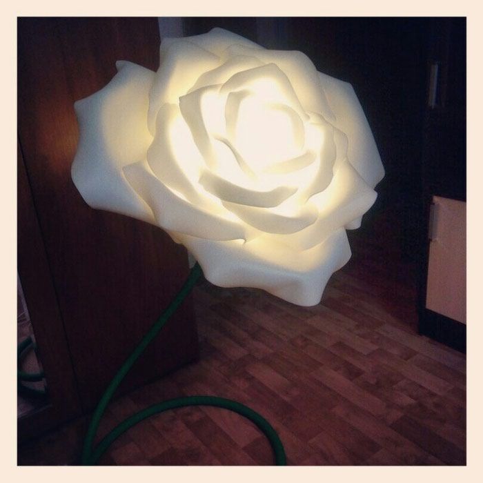 Торшер-Роза из изолона. Цена 2500т.р.. Photo 0