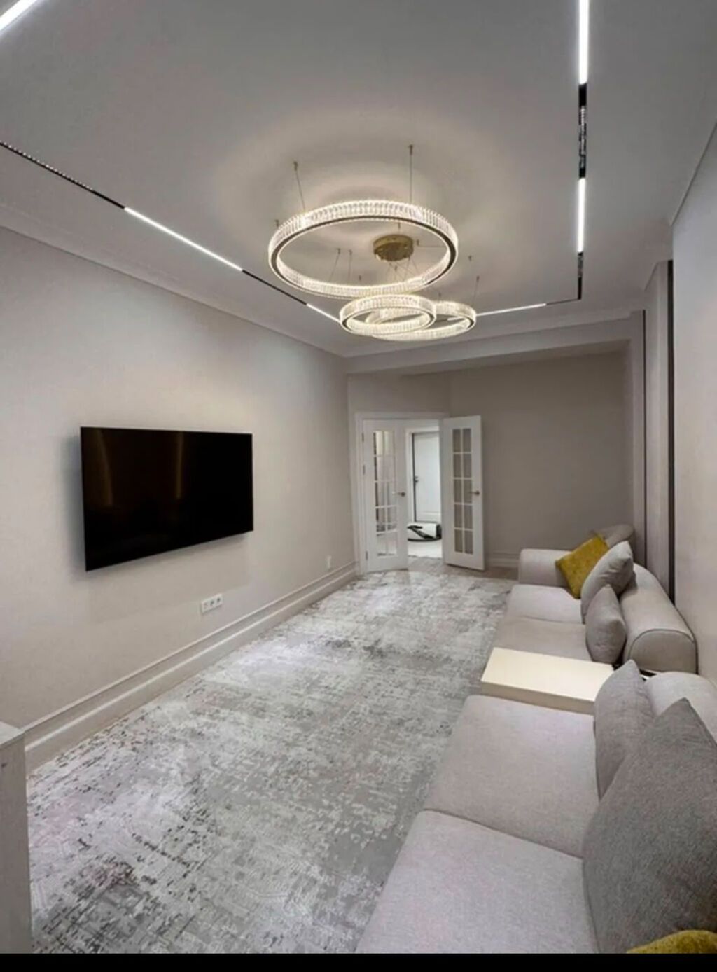 3 комнаты, 104 м², Асанбай мкр 3 этаж, Дизайнерский ремонт: фото 8
