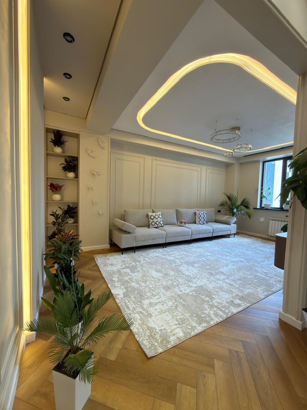 3 комнаты, 93 м², Тунгуч мкр Элитка, 6 этаж, Дизайнерский ремонт: фото 4
