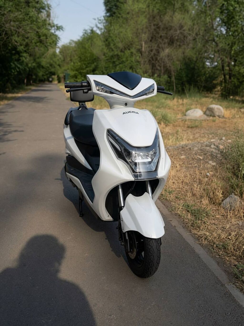Продаю электроскутер AUCMA (Eco Bike). Кастомная LiFePO4: фото 1