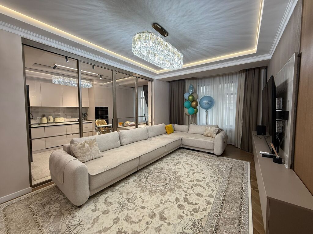 3 комнаты, 122 м², Ак-Кеме Элитка, 11 этаж, Дизайнерский ремонт: фото 6