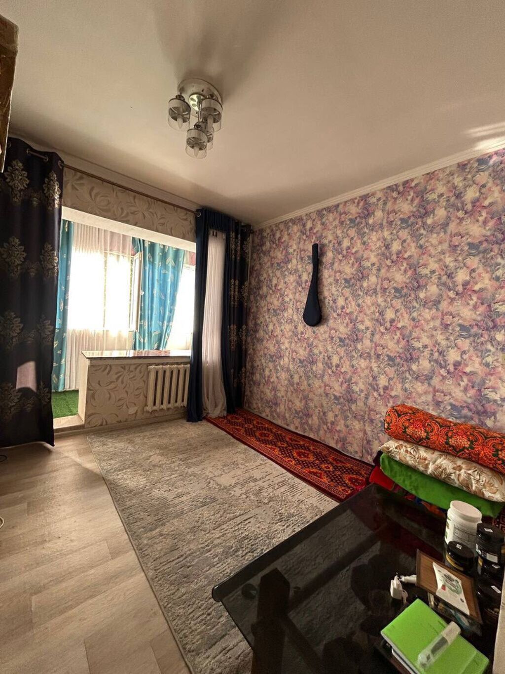 3 комнаты, 62 м², Аламедин-1 мкр 105 серия, 5 этаж, Косметический ремонт: фото 4