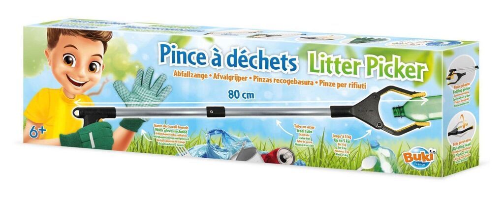 Ostali ručni alati: Hvataljka za smeće – Buki Litter Picker (80 cm) - Dužina: 80 cm za
