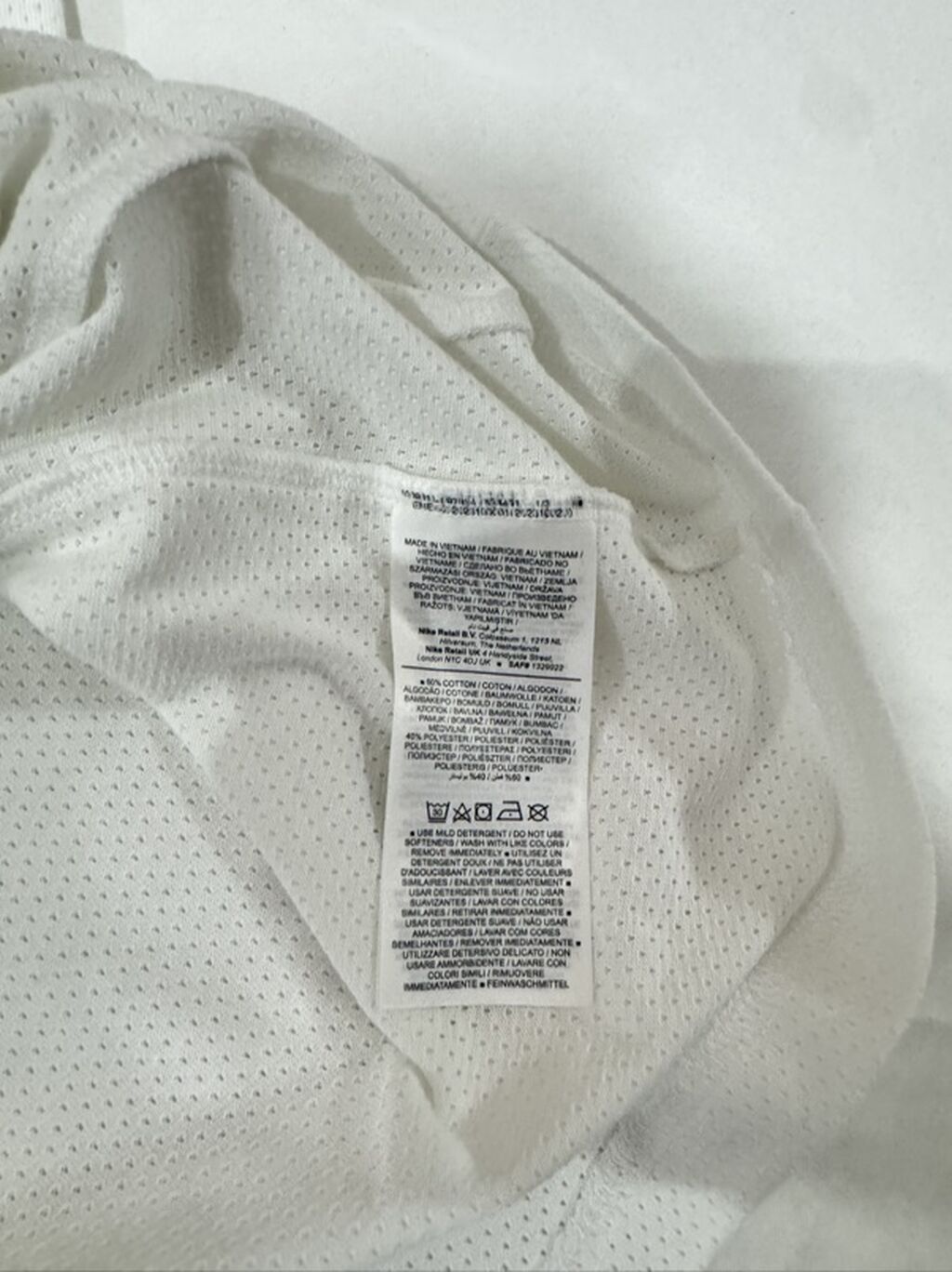 Мужская футболка, M, Nike, Новый, цвет - Белый, Самовывоз: фото 3