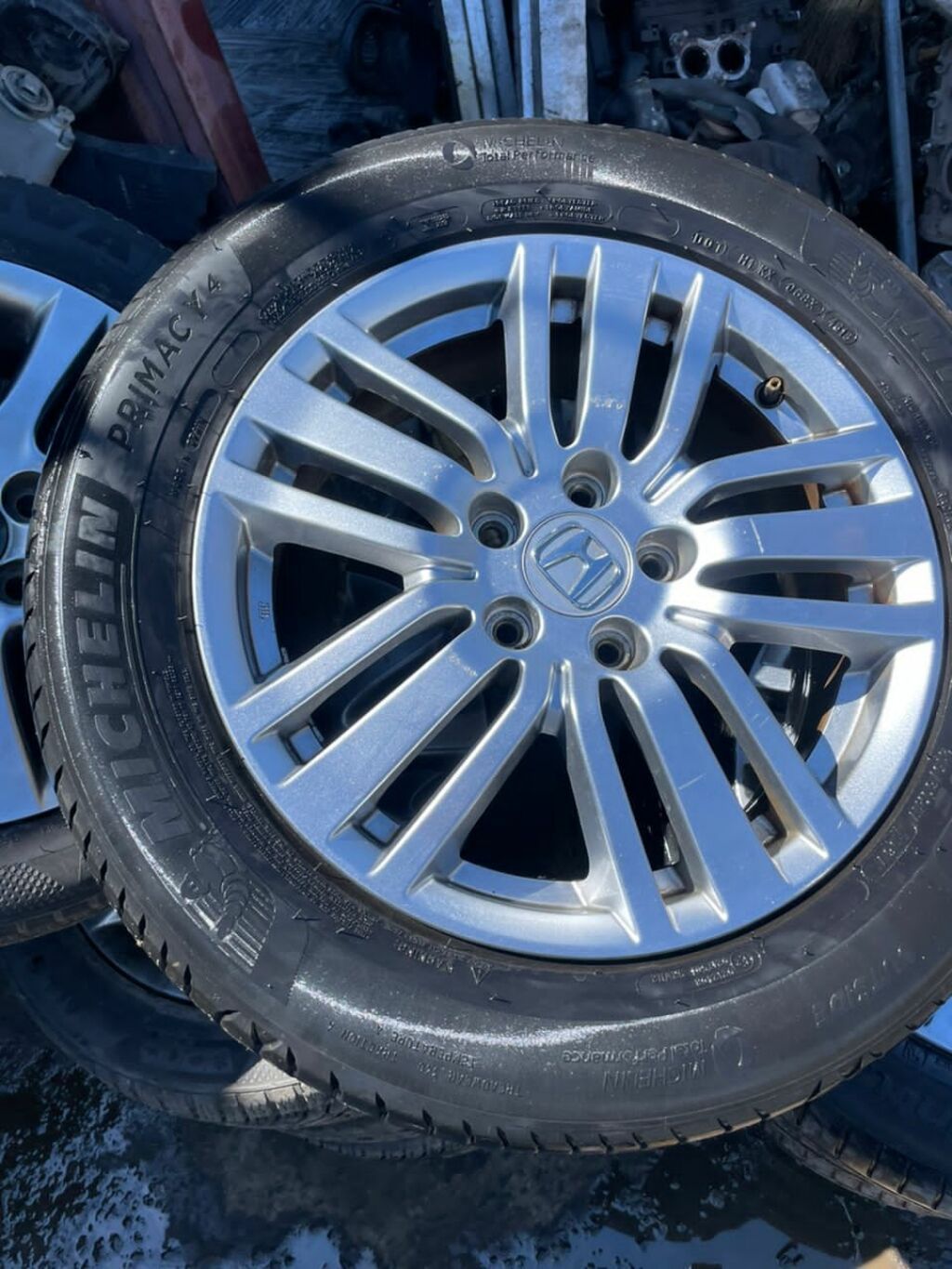 Колеса в сборе 215 / 60 / R 17, Лето, Б/у, Комплект, Легковые, Литые, отверстий - 5