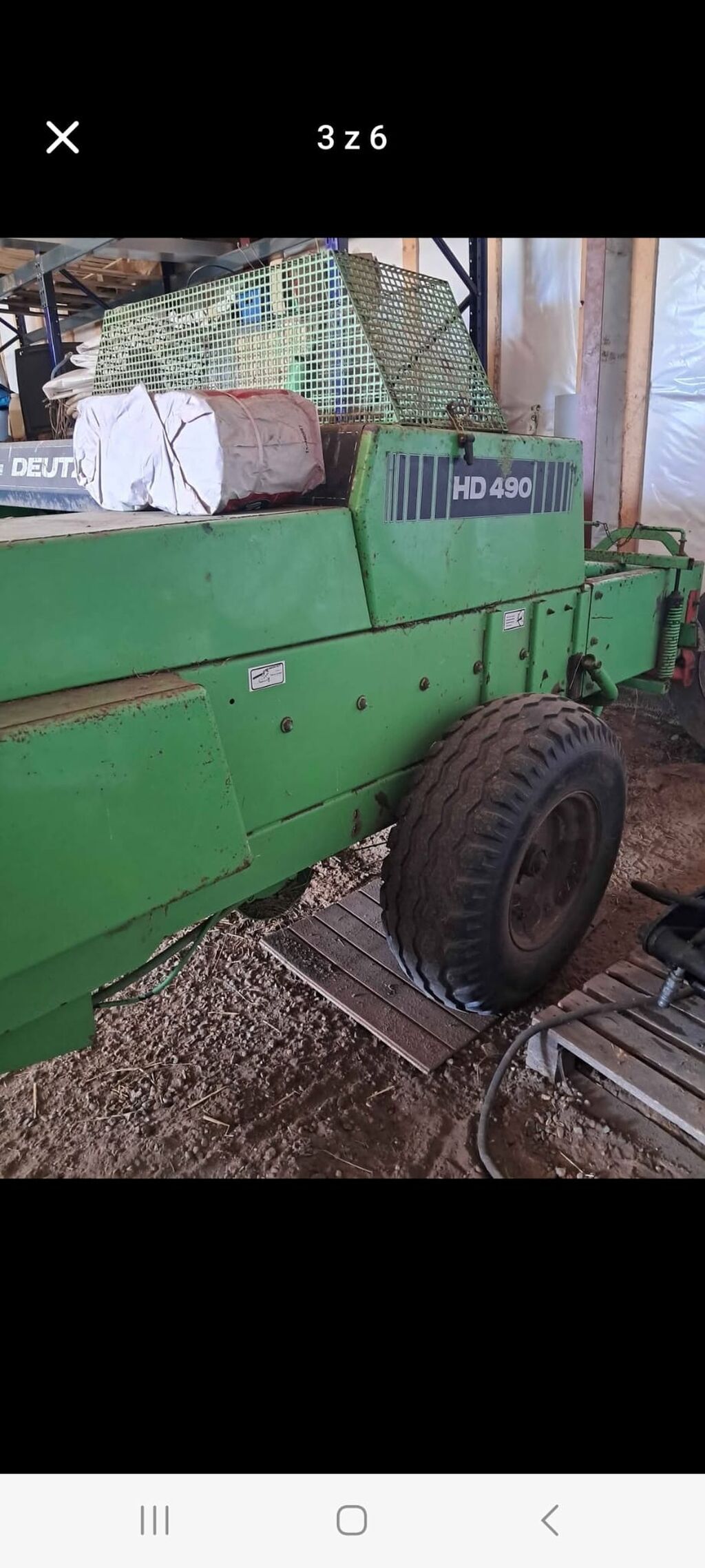 Пресс-подборщик тюковый Deutz-Fahr (польщик квадратных тюков) - Тип: фото 6
