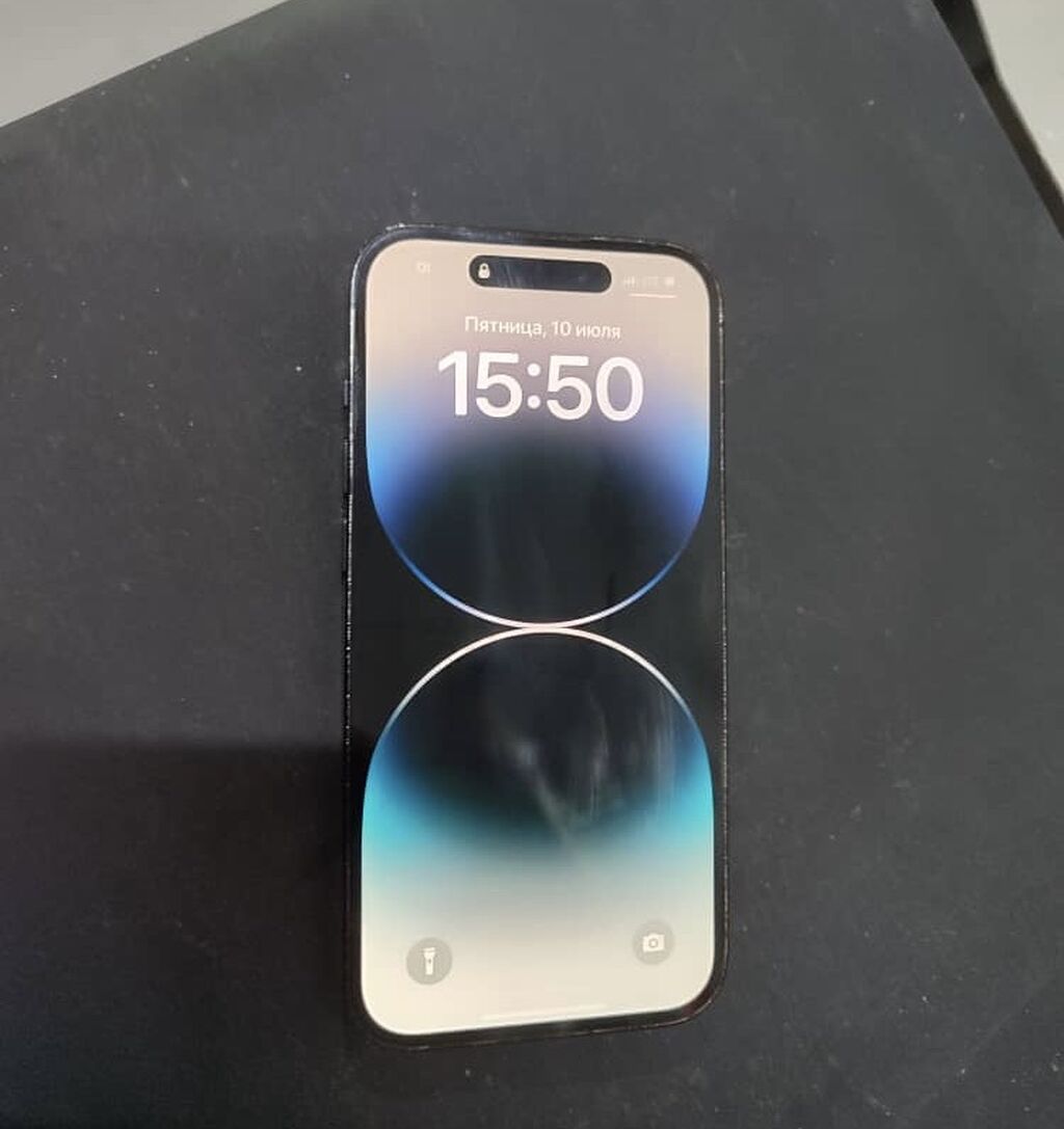 IPhone 14 Pro, Б/у, 128 ГБ, Черный, Зарядное устройство, Чехол, 83 % — фото 1