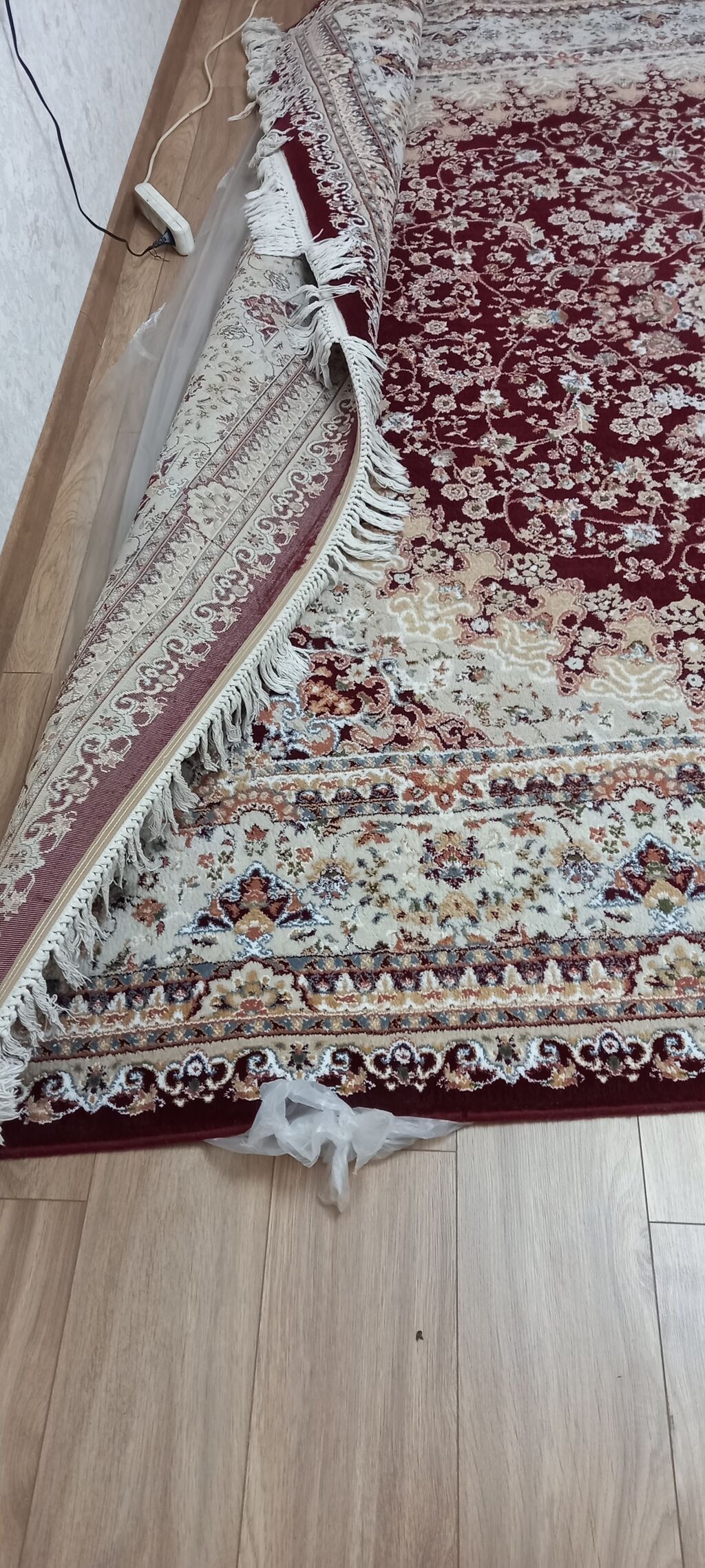 Ковер с восточным орнаментом, бордовый фонКОВЕР В ОТЛИЧНОМ: фото 4