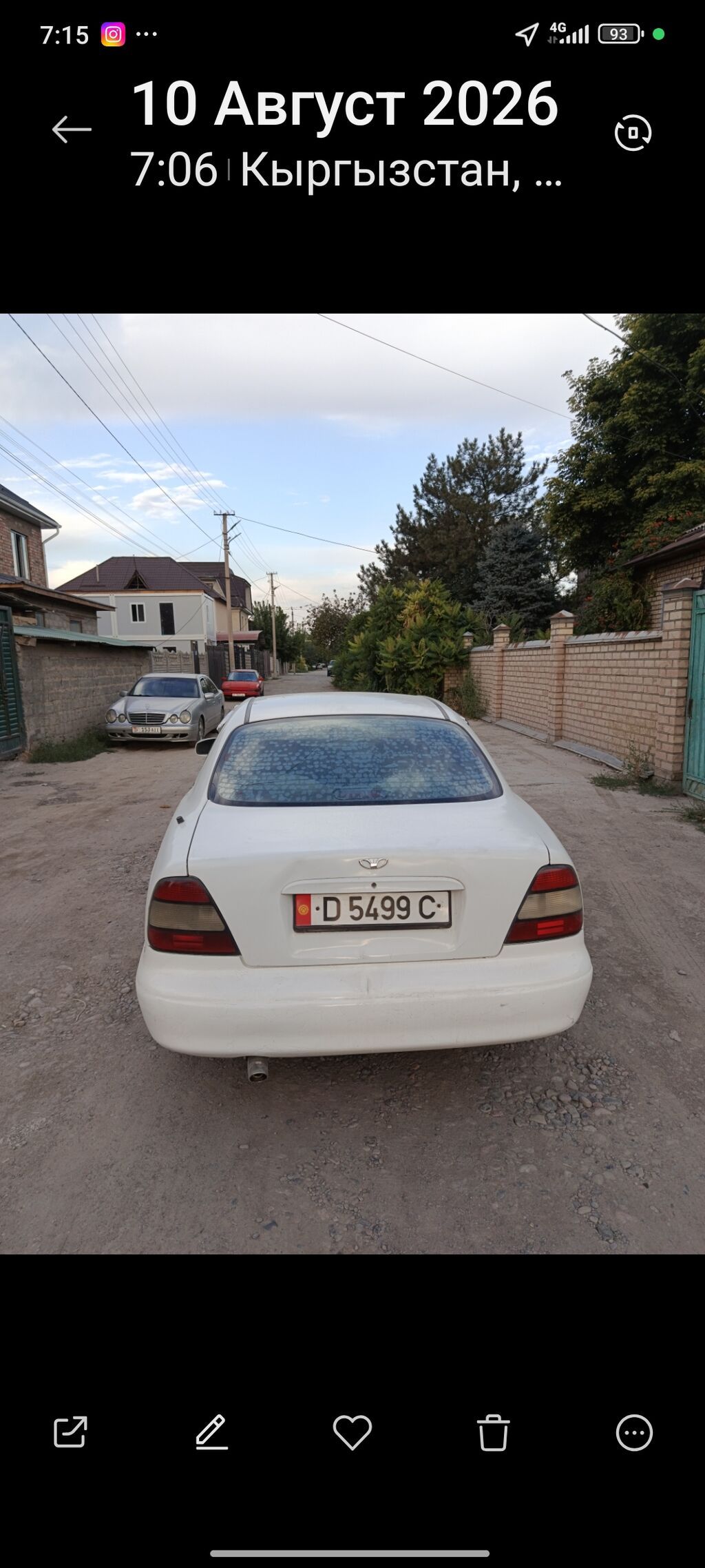 Daewoo Leganza: 1999 г., Механика, Бензин, Седан: фото 4