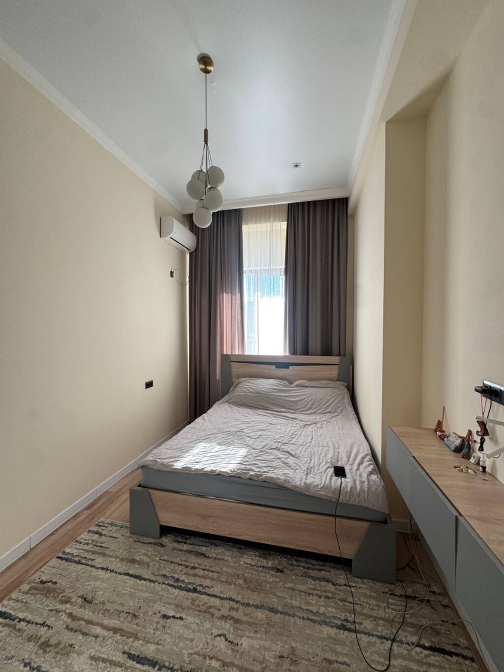 2 комнаты, 77 м², Асанбай мкр Элитка, 15 этаж, Дизайнерский ремонт: фото 4