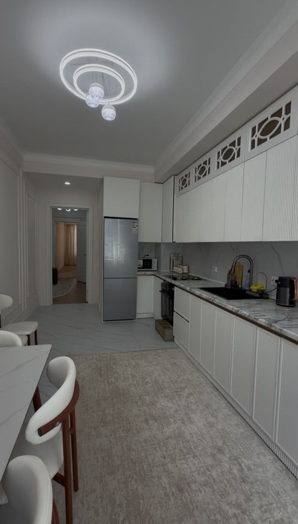 3 комнаты, 105 м², Новая мечеть Элитка, 11 этаж, Дизайнерский ремонт: фото 7