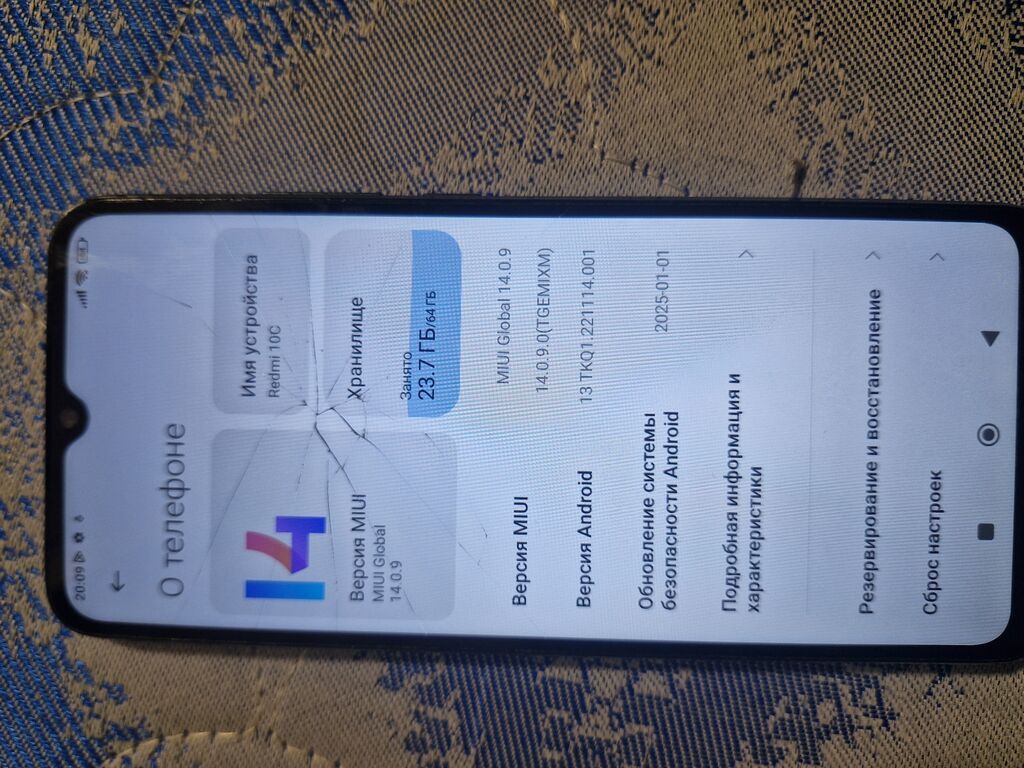 Redmi, Redmi 10C, Б/у, 64 ГБ, цвет - Черный, 2 SIM: фото 2