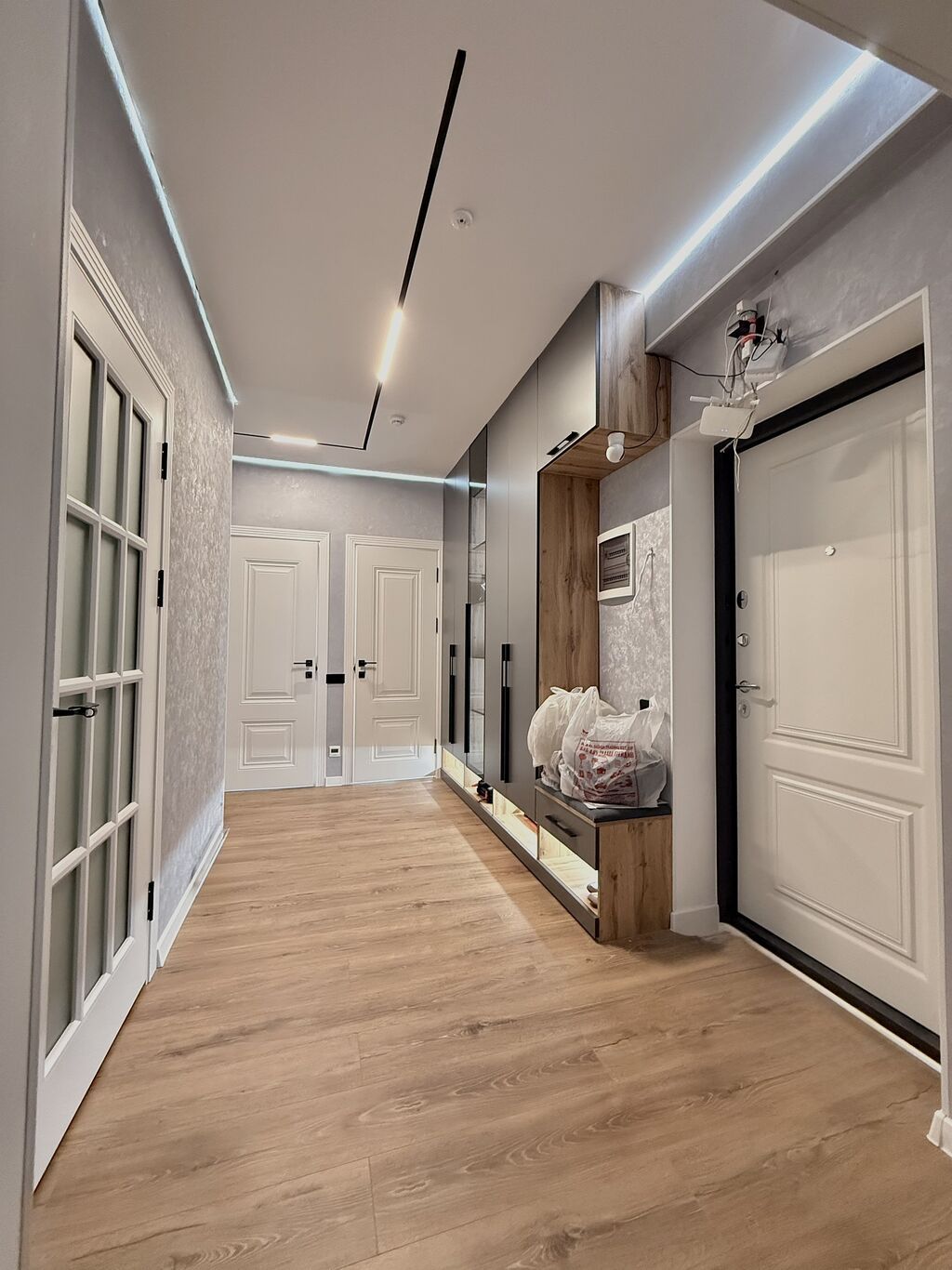 2 комнаты, 61 м², Кок-Жар мкр 9 этаж, Дизайнерский ремонт: фото 3