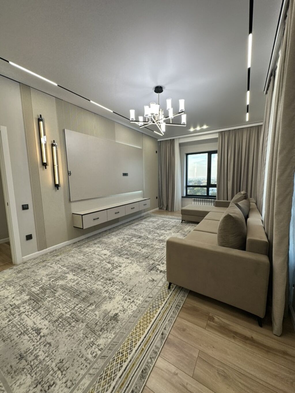2 комнаты, 76 м², Гоин Элитка, 9 этаж, Дизайнерский ремонт: фото 2