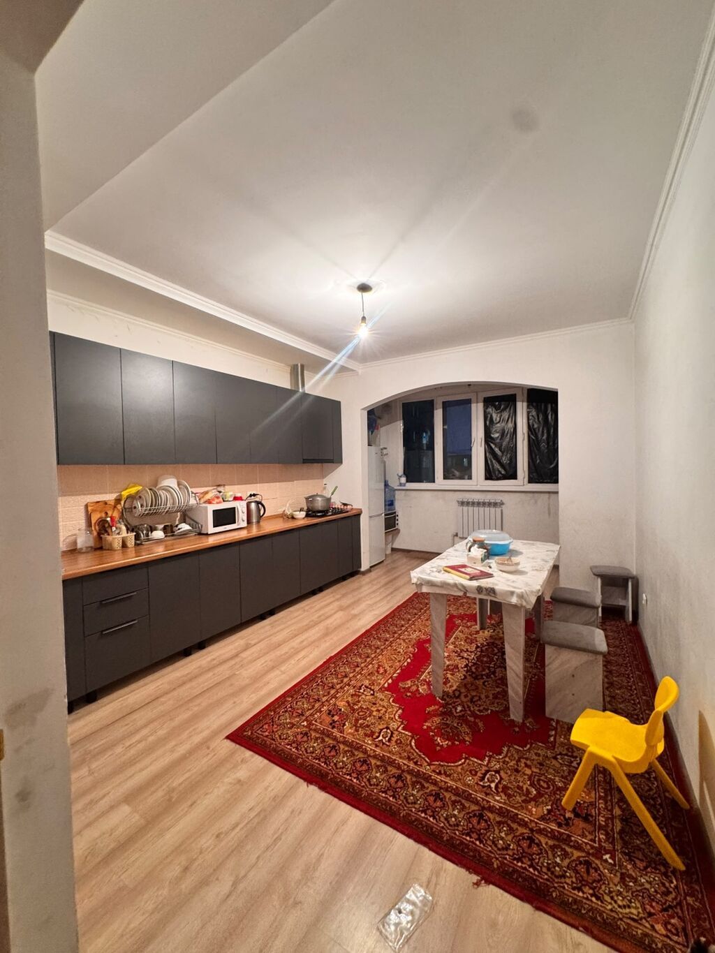4 комнаты, 106 м², Кок-Жар ж/м 108 серия, 7 этаж, Требуется ремонт: фото 2