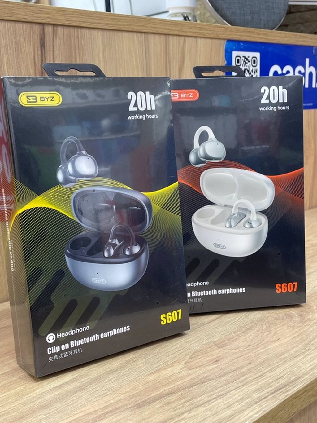 BYZ S607 — беспроводные Bluetooth‑наушники с заушным креплением: -: фото 5