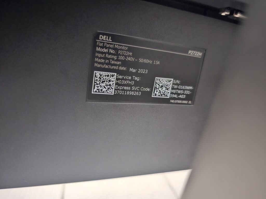 Монитор Dell P2722H 27 дюймов: фото 2