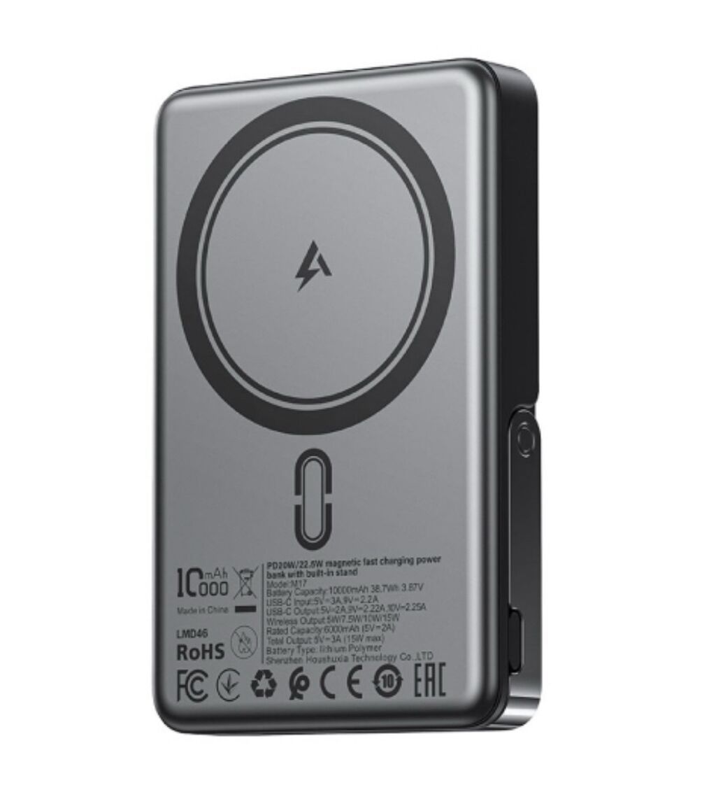 Power Bank ACEFAST M17 купить в Бишкеке — 10000 мАч, магнитная — фото 2