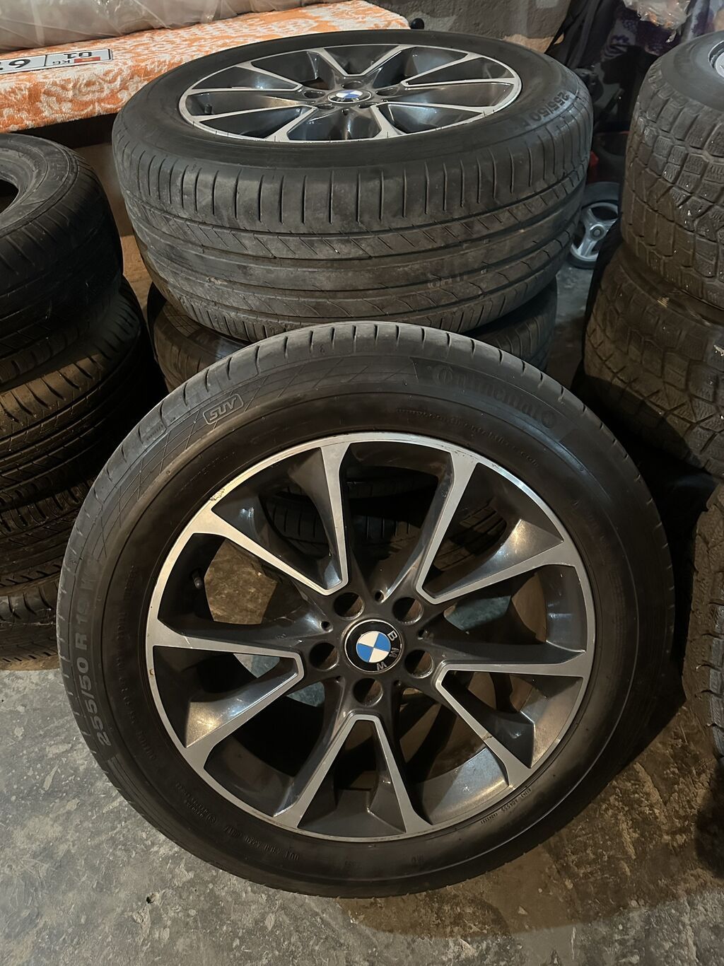 Колеса в сборе 255 / 50 / R 19, Зима, Б/у, Комплект, Легковые, Литые, отверстий - 5: фото 2