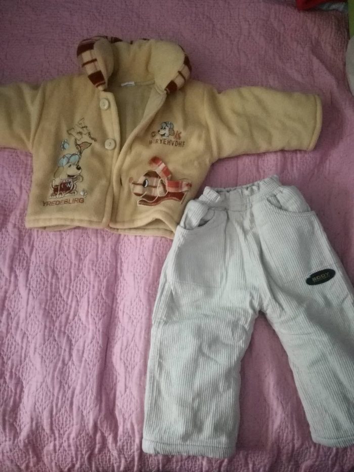 Dečije jakne i kaputi: Jakna i termo pantalone vel.80 ocuvano noseno jako malo kao novo. na lalafo.rs Jakna i termo pantalone vel.80 ocuvano noseno jako malo kao novo. - Beograd