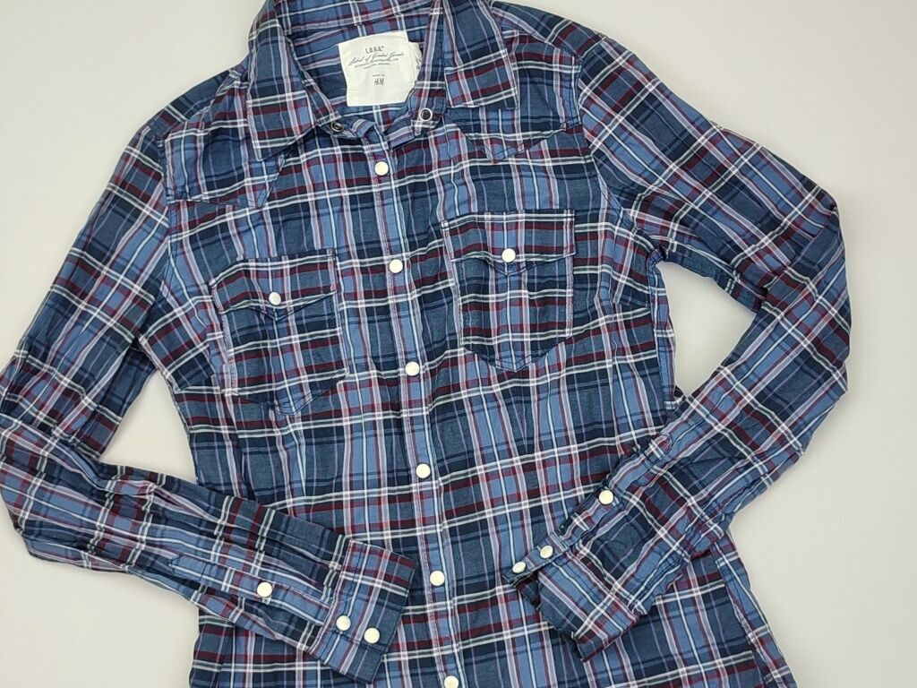 Bluzki i koszule: H&M, S (EU 36), Bawełna, stan - Dobry — 1