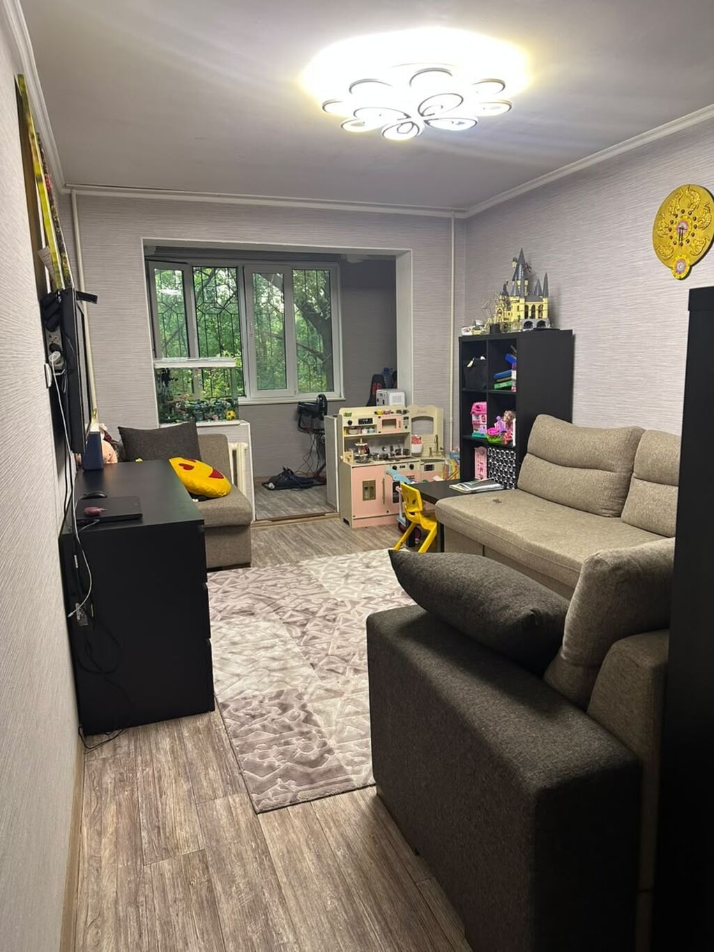 3 комнаты, 58 м², 6 мкр 104 серия, 2 этаж, Дизайнерский ремонт: фото 7