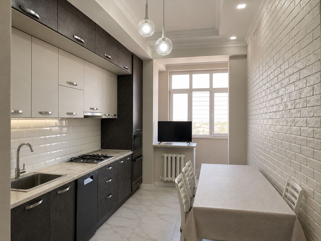 2 комнаты, 77 м², Пишпек Элитка, 7 этаж, Евроремонт: фото 3