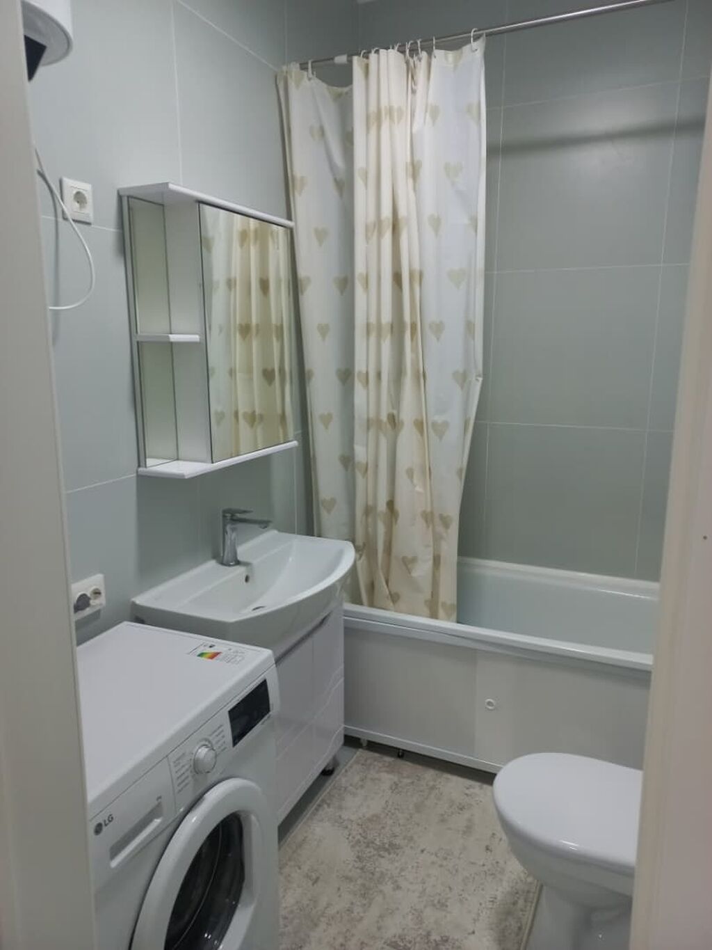 1 комната, 45 м², Ынтымак ж/м 106 серия улучшенная, 8 этаж, Евроремонт: фото 5