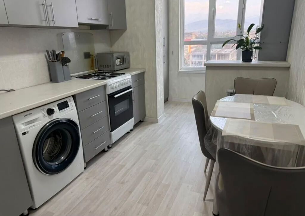 1 комната, 36 м², Тунгуч мкр Элитка, 9 этаж, Свежий ремонт: фото 8