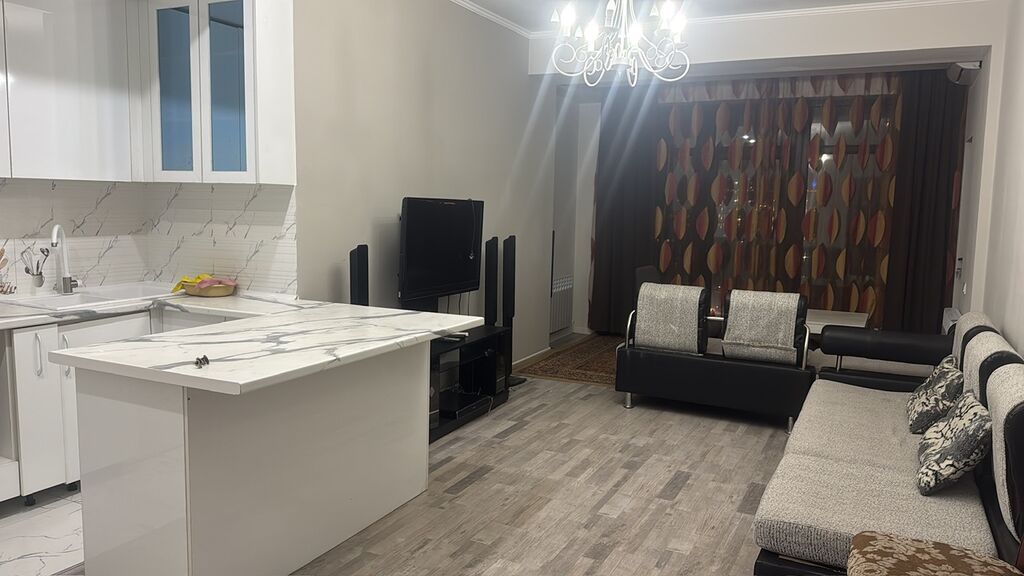 2 комнаты, 78 м², Боконбаева/Уметалиева Элитка, 11 этаж, Евроремонт: фото 1