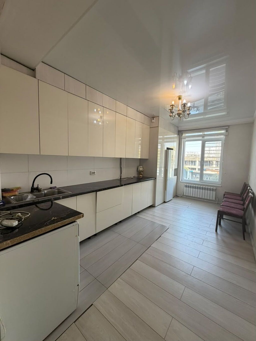 2 комнаты, 58 м², Аламедин-1 мкр Элитка, 2 этаж, Евроремонт