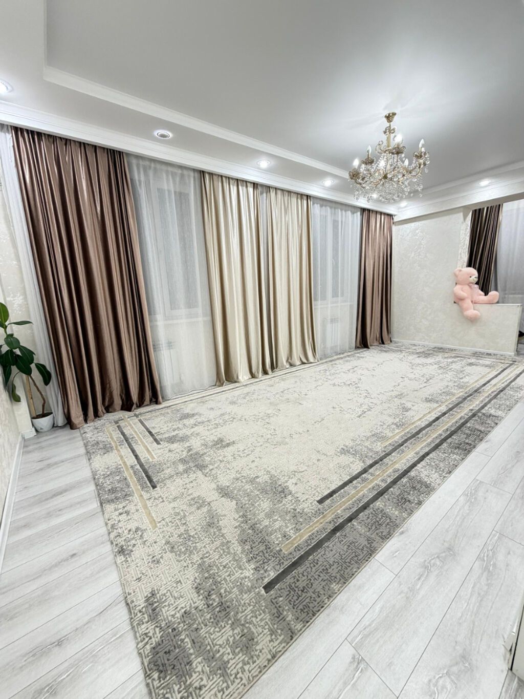 3 комнаты, 84 м², Кок-Жар мкр Элитка, 8 этаж, Дизайнерский ремонт: фото 4