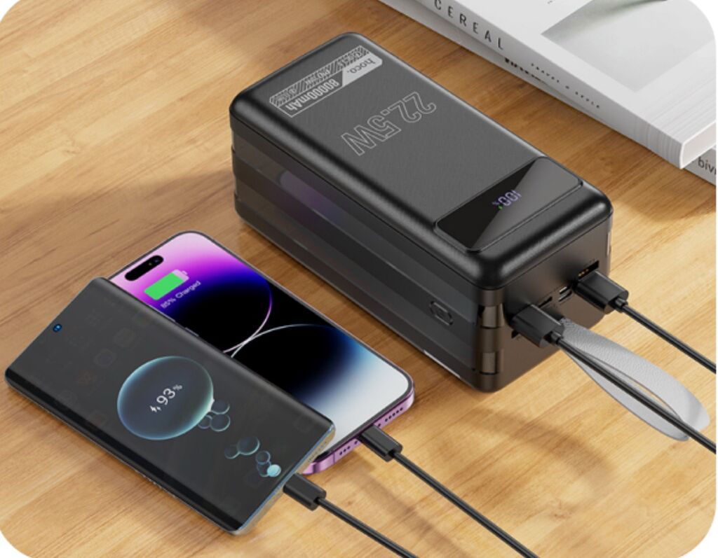 Power Bank HOCO DB50 Great купить в Бишкеке — 80000 мАч, быстрая — фото 4