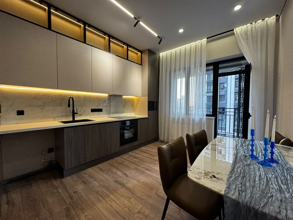 2 комнаты, 55 м², Асанбай мкр Элитка, 5 этаж, Дизайнерский ремонт: фото 5