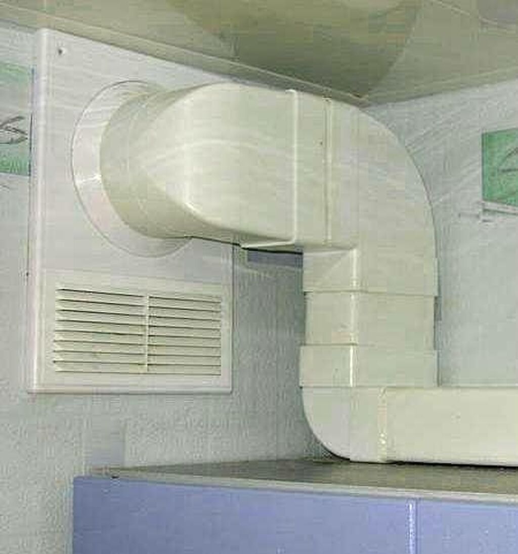 Воздуховод для вытяжки на кухне 80 мм пластиковый