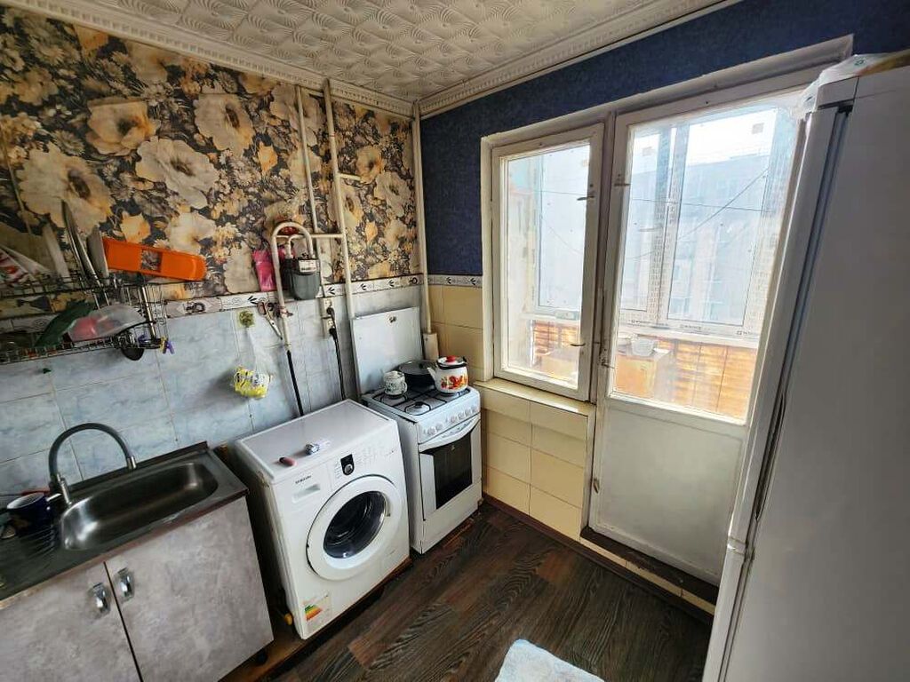 2 комнаты, 48 м², Аламедин-1 мкр 104 серия, 4 этаж, Косметический ремонт: фото 4