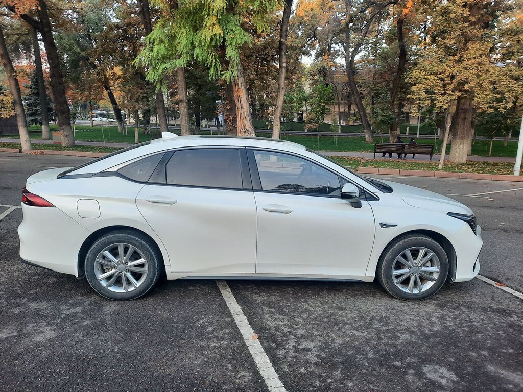 GAC Aion S — полностью электрический седан. цвет- белый жемчуг год: фото 5